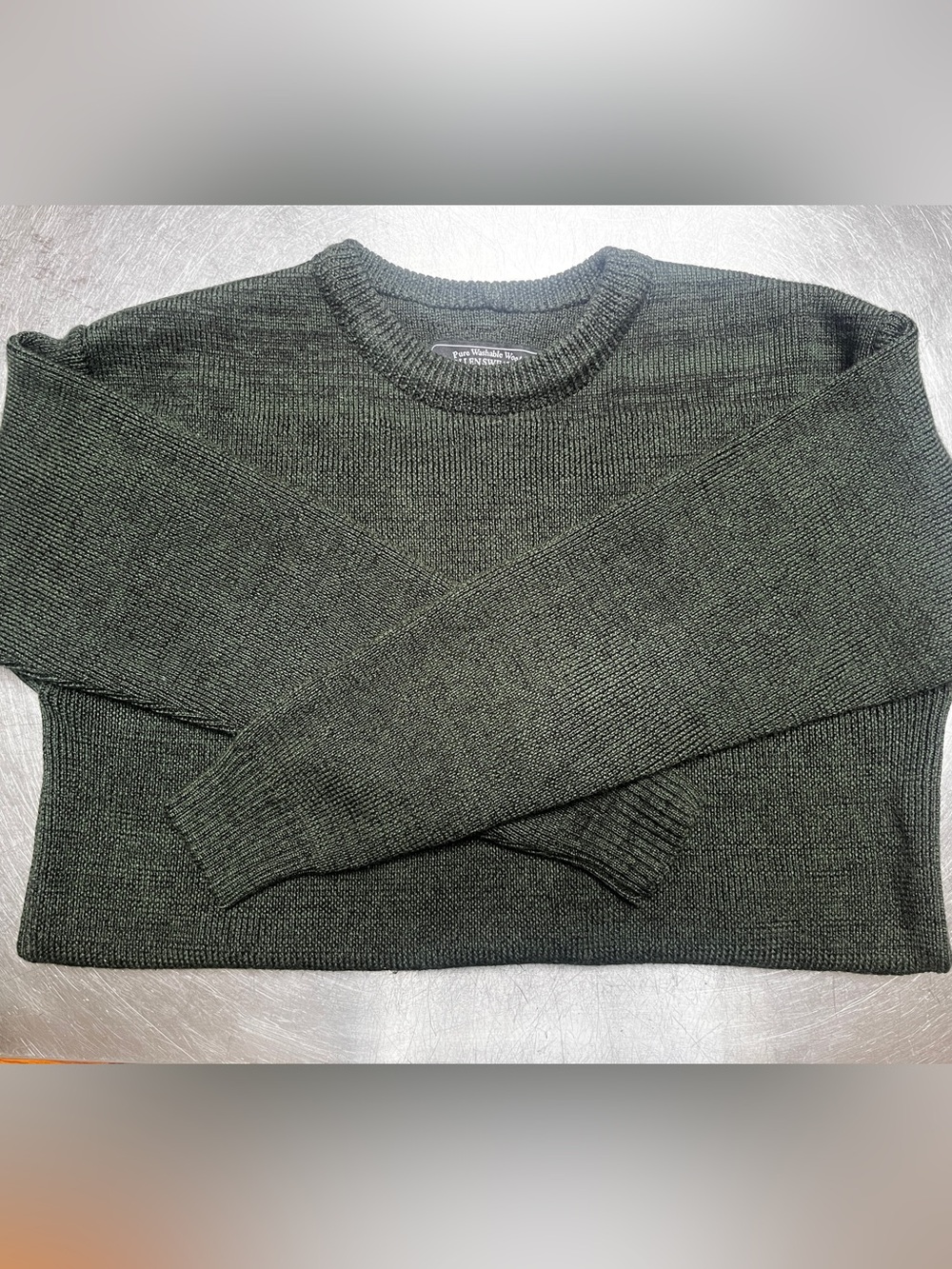 Pollen washable wool sweater made in Canada
